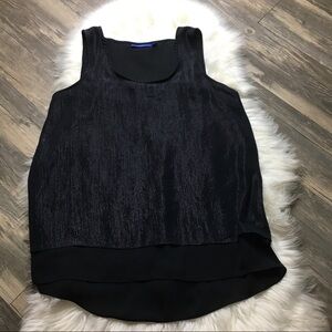 !! Apt 9 shimmer split back blouse